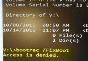 FIX bootrec /FixBootAccessはWindows11/10で拒否されましたエラー 