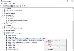 USBデバイスが接続されると、Windowsコンピュータがシャットダウンします 