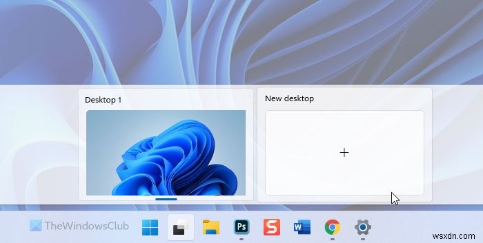 Windows 11/10で仮想デスクトップを作成、削除、使用する方法 