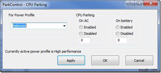Windows11/10でCPUコアパーキングを有効または無効にする方法 