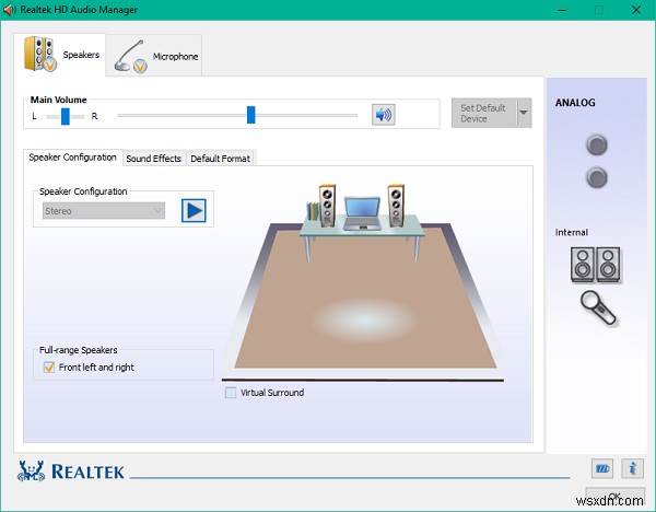 Realtek HDAudioManagerを使用してPCサウンドを向上させる方法 