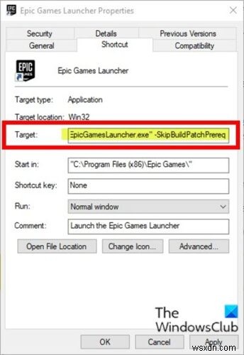 Windows11/10のEpicGamesエラーコードSU-PQR1603またはSU-PQE1223を修正 