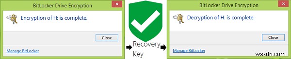 Windows11/10でBitLockerドライブ暗号化回復キーをバックアップする方法 