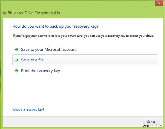Windows11/10でBitLockerドライブ暗号化回復キーをバックアップする方法 