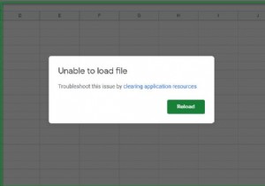 Googleドキュメントの「ファイルを読み込めません」エラーを解決する方法
