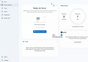 Windows 11/10の目覚まし時計アプリで時計の追加、目覚ましの設定、タイマーとストップウォッチの使用 