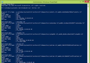 WindowsPowerShellを使用してインストール済みドライバーのリストと詳細を取得する方法 