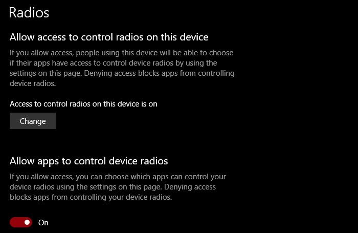 WindowsアプリでWindows11/10のラジオを制御する方法 