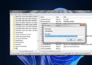 Windows 11/10でレジストリを使ってプログラムをアンインストールする方法