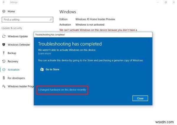 Windowsアクティベーショントラブルシューティングは、アクティベーションの問題を修正するのに役立ちます 