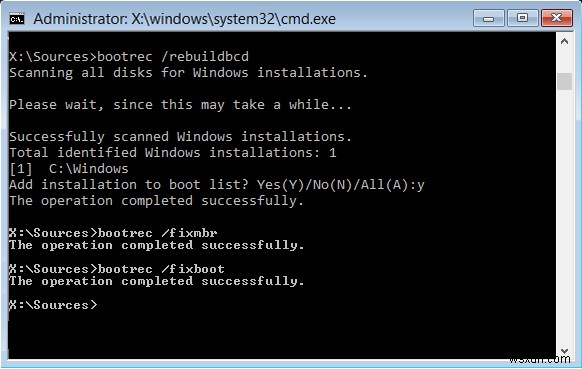 Windows11/10でBCDまたはブート構成データファイルを再構築する方法 