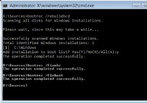 Windows 11/10でBCD(ブート構成データ)ファイルを再構築する方法【bootrecコマンドの使い方】