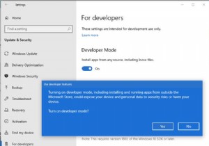 Windows 11/10でアプリをサイドローディングする方法【開発者モードの使い方】