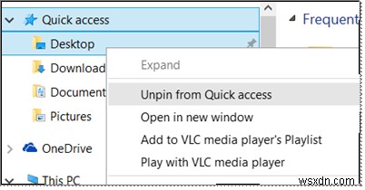 Windows11/10のファイルエクスプローラーでクイックアクセスを有効または無効にする方法 