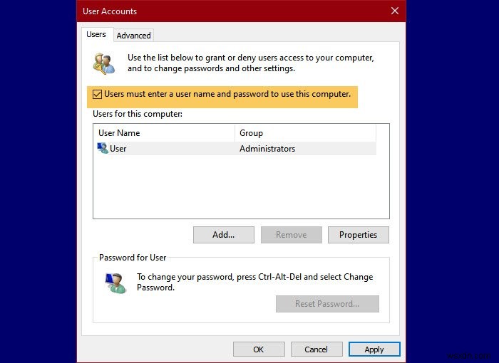 Windows10のログインまたはサインイン画面で重複するユーザー名を修正する 