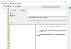Windows11/10でグループポリシーまたはレジストリエディタを使用してカメラを無効にする方法 