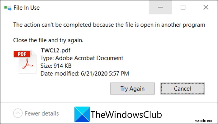 Windows 11/10でどのプロセスがファイルをロックまたは使用しているかを確認するにはどうすればよいですか？ 