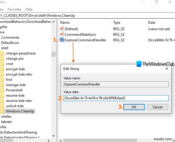Windows10のハードドライブの右クリックコンテキストメニューにディスククリーンアップを追加する方法 
