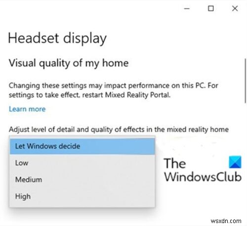 Windows10でMixedReality設定を構成する方法 