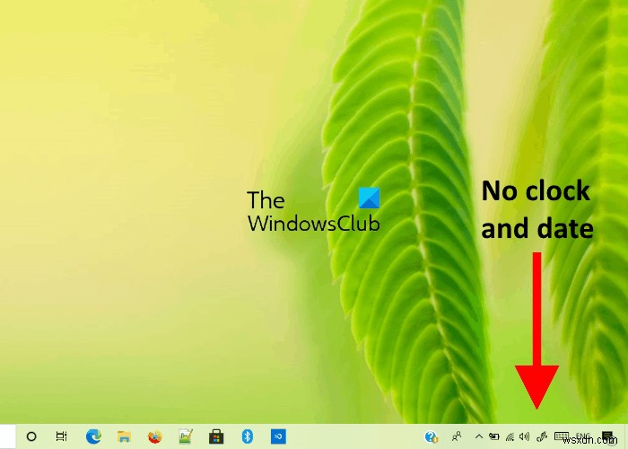 Windows10のタスクバーから時計と日付を非表示にする方法 