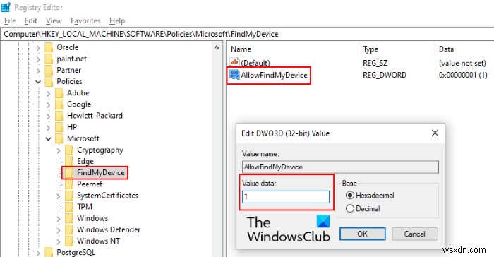 Windows11/10設定で[デバイスの検索]オプションを無効にする方法 