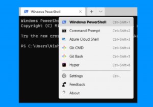 プロのように動作させるためのWindowsターミナルのヒントとコツ 