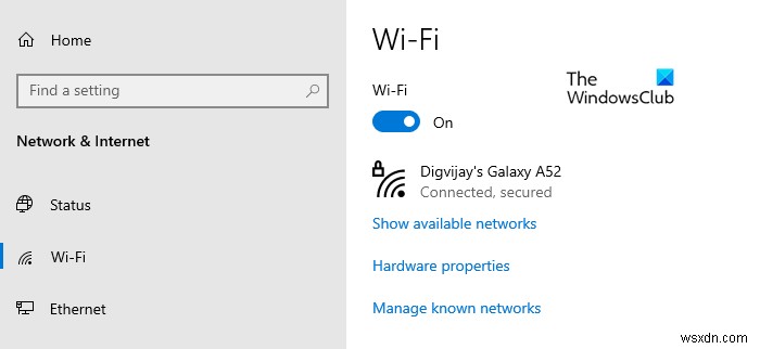 Windows11/10がWi-Fiネットワークに自動的に接続しないようにする 