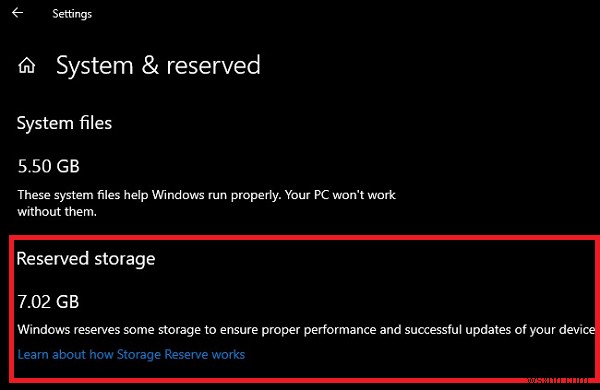 Windows11/10で予約済みストレージを有効または無効にする方法 