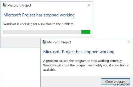 Windowsは問題の解決策をチェックしています 