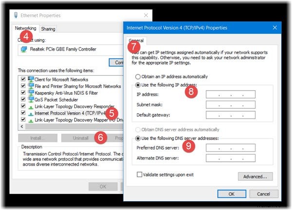 Windows 11/10でIPアドレスを見つけ、更新し、変更する方法 