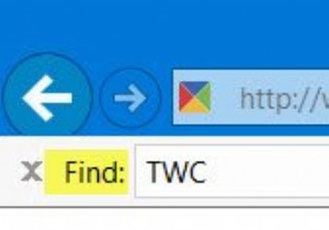 Ctrl + Fが機能しないか、Windows11/10でこのページで検索を表示しません 