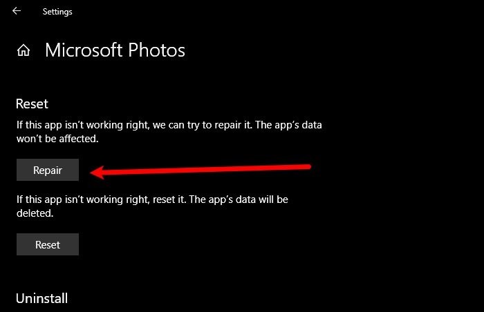 Windows11/10のファイルシステムエラーで写真アプリがクラッシュする 