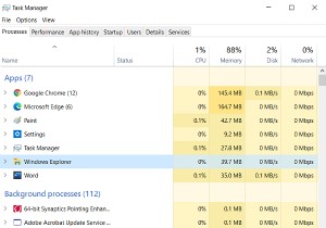 システムトレイアイコンはWindows10では機能しません 