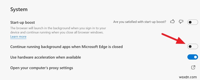 Microsoft Edgeは、Windows11/10の再起動時に自動リセットを維持します 