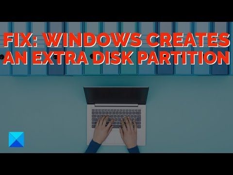 Windows 11/10は、追加のディスクパーティションを作成します 