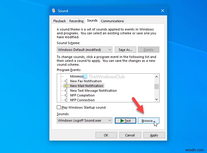 Windows10で新しい電子メール通知音を変更する方法 