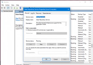 Windows 11/10でState Repository ServiceのCPU使用率が高くなる問題の対処法
