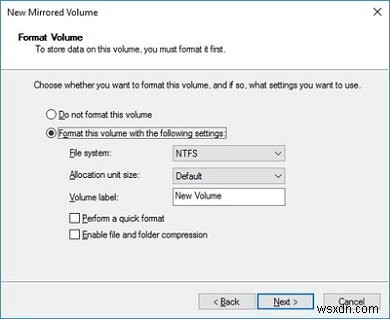 Windows11/10でインスタントハードドライブバックアップ用のミラーボリュームを作成する方法 