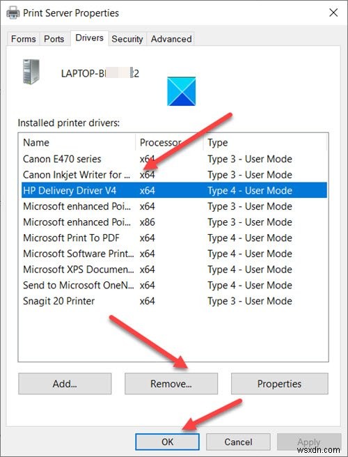 不明なプリンタードライバーエラー0x80070705（Windows 11/10） 