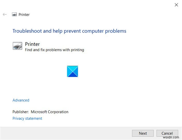 不明なプリンタードライバーエラー0x80070705（Windows 11/10） 