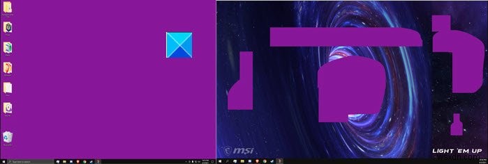 Windows11/10でデスクトップがピンクまたは紫に変わる問題を修正 
