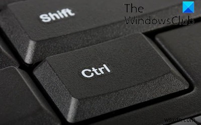 CtrlキーがWindows11/10で機能しない問題を修正する方法 