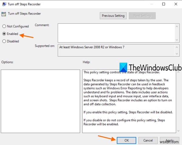 Windows10でStepsRecorderを無効にする方法 