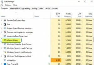 Windows 10のsplwow64.exeプロセスとは何ですか？無効にできますか？ 