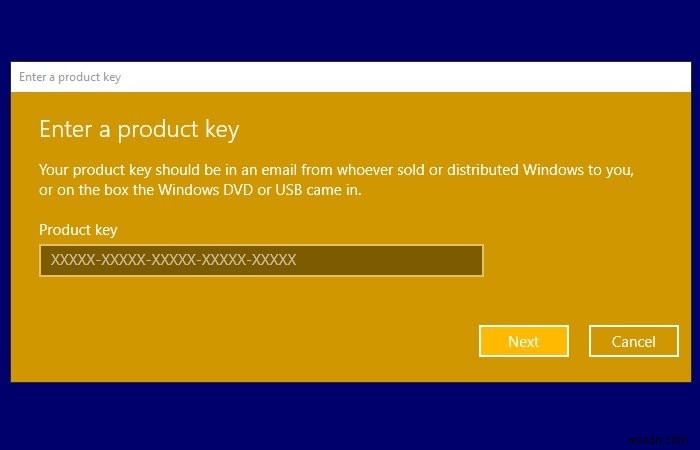 Windowsアクティベーションエラー0xc004e016を修正 