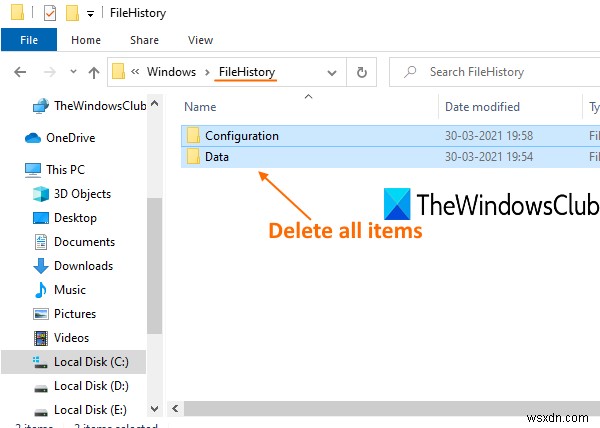 Windows11/10でファイル履歴エラー80070005を修正 