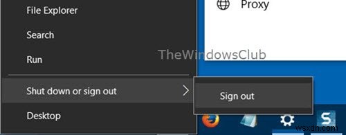 Windows 11/10のスタートメニューに電源オプション（スリープ、シャットダウン、再起動）がありません 