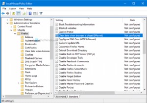 Firefox終了時に閲覧データを自動的に削除する方法【グループポリシー・レジストリ対応】
