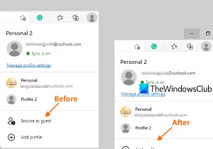 Windows 10のレジストリを使ってMicrosoft Edgeのゲストモードを有効・無効にする方法