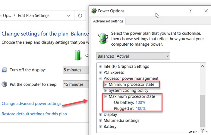 Windows10でPowerCFGコマンドラインを使用してバッテリーを使用しているときにプロセッサの電源状態を変更する方法 